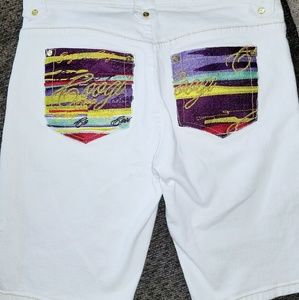 Women's COOGI Jorts Embroidered Jean Shorts size 5/6
